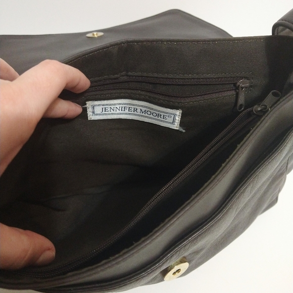 🌹Vintage Jennifer Moore Brown Leather Purse - Picture 9 of 10
